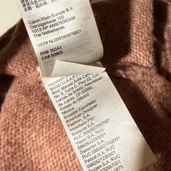 Calvin Klein Jeans - Wool Blend Mock Neck Sweater - Large - Picture 8 of 8